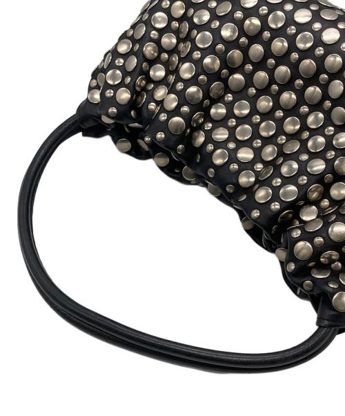 SONIA RYKIEL（ソニア リキエル）SONIA RYKIEL (ソニア リキエル) スタッズハンドバッグ ブラックの古着・服飾アイテム