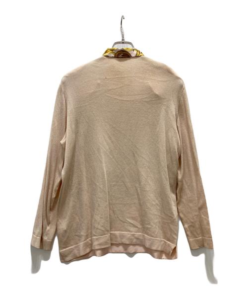 HERMES（エルメス）HERMES (エルメス) シルクスカーフ総柄 シャツ ピンク サイズ:Ｓの古着・服飾アイテム