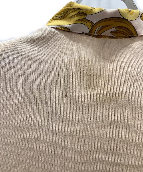 HERMES（エルメス）HERMES (エルメス) シルクスカーフ総柄 シャツ ピンク サイズ:Ｓの古着・服飾アイテム