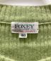 FOXEY (フォクシー) カシミヤカーディガン 黄緑 サイズ:40：6000円