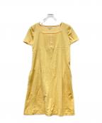 FOXEY RABBITS’フォクシーラビッツ）の古着「ベロアワンピース」｜イエロー