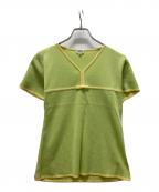 FOXEYフォクシー）の古着「半袖ニット」｜黄緑