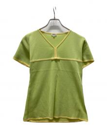 FOXEY（フォクシー）の古着「半袖ニット」｜黄緑