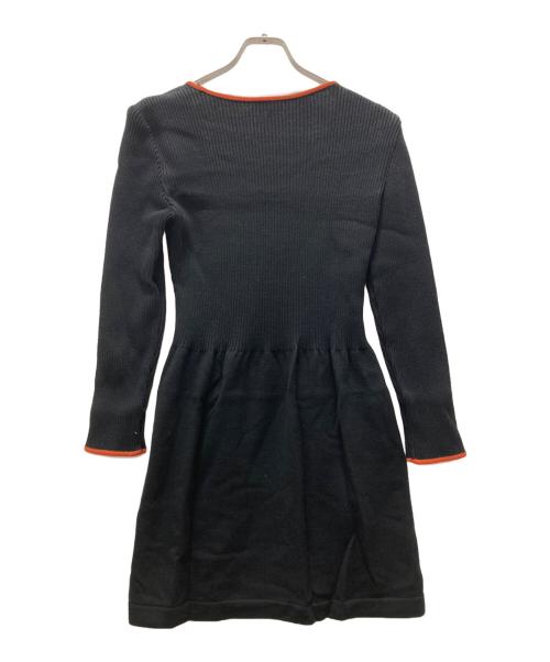 FOXEY（フォクシー）FOXEY (フォクシー) ニットワンピース ネイビー サイズ:40の古着・服飾アイテム