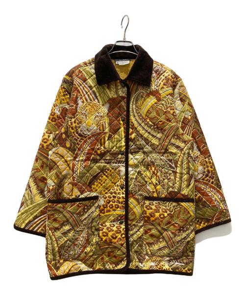 Salvatore Ferragamo（サルヴァトーレ フェラガモ）Salvatore Ferragamo (サルヴァトーレ フェラガモ) キルティングジャケット ブラウン サイズ:Sの古着・服飾アイテム