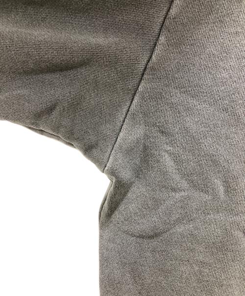 X-GIRL（エックスガール）X-girl (エックスガール) FACE PIGMENT DYED SWEAT HOODIE グレー サイズ:Mの古着・服飾アイテム