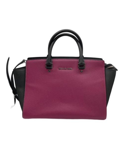 MICHAEL KORS（マイケル・コース）MICHAEL KORS (マイケル・コース) 2WAYバッグ ブラックの古着・服飾アイテム