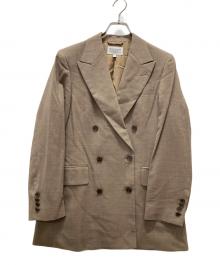 BEAUTY&YOUTH（ビューティーアンドユース）の古着「サマーウールダブルジャケット」｜ブラウン