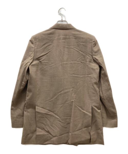 BEAUTY&YOUTH（ビューティーアンドユース）BEAUTY&YOUTH (ビューティーアンドユース) サマーウールダブルジャケット ブラウン サイズ:Mの古着・服飾アイテム