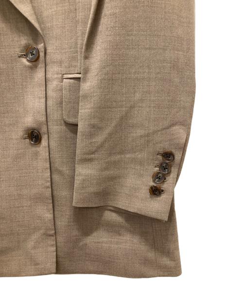 BEAUTY&YOUTH（ビューティーアンドユース）BEAUTY&YOUTH (ビューティーアンドユース) サマーウールダブルジャケット ブラウン サイズ:Mの古着・服飾アイテム