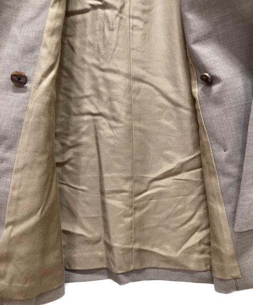 BEAUTY&YOUTH（ビューティーアンドユース）BEAUTY&YOUTH (ビューティーアンドユース) サマーウールダブルジャケット ブラウン サイズ:Mの古着・服飾アイテム