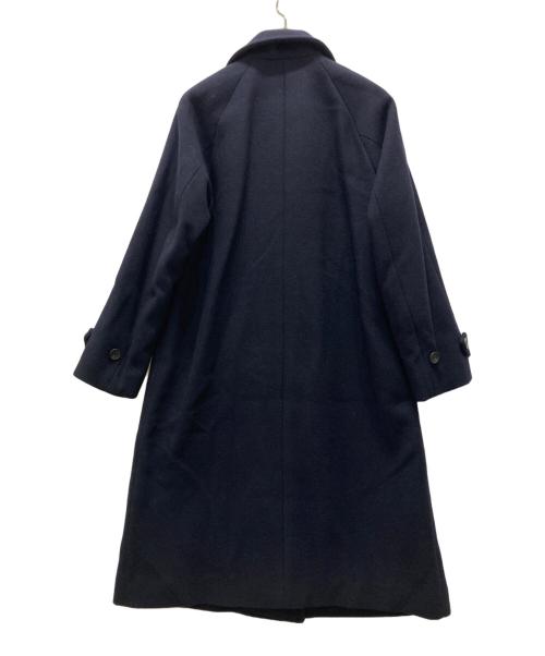 green label relaxing（グリーンレーベルリラクシング）green label relaxing (グリーンレーベルリラクシング) ソフトメルトン スタンドカラー コート ネイビー サイズ:TLの古着・服飾アイテム