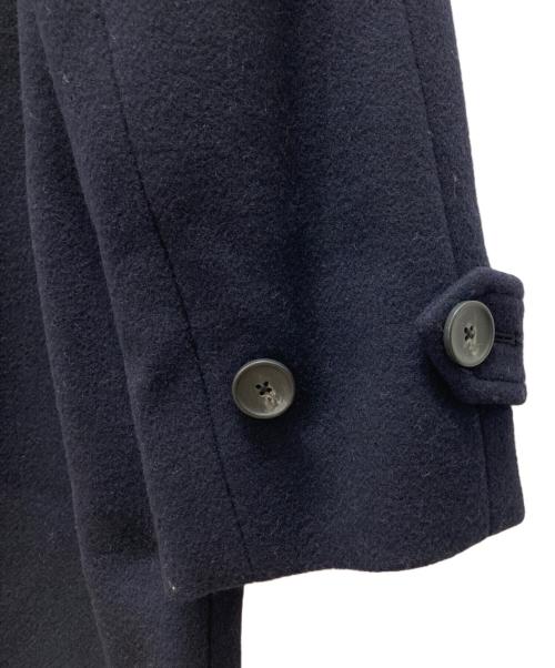 green label relaxing（グリーンレーベルリラクシング）green label relaxing (グリーンレーベルリラクシング) ソフトメルトン スタンドカラー コート ネイビー サイズ:TLの古着・服飾アイテム