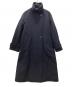green label relaxing（グリーンレーベルリラクシング）の古着「ソフトメルトン スタンドカラー コート」｜ネイビー