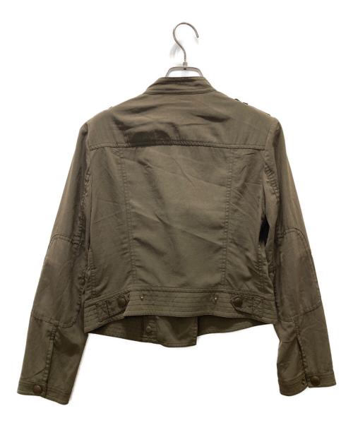 BURBERRY LONDON（バーバリーロンドン）BURBERRY LONDON (バーバリーロンドン) ライダースジャケット オリーブ サイズ:38の古着・服飾アイテム
