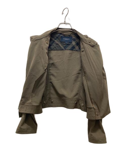 BURBERRY LONDON（バーバリーロンドン）BURBERRY LONDON (バーバリーロンドン) ライダースジャケット オリーブ サイズ:38の古着・服飾アイテム