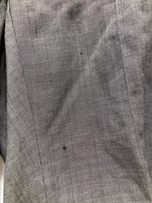 MAISON SPECIAL（メゾンスペシャル）MAISON SPECIAL (メゾンスペシャル) シアースリットストレートパンツ グレー サイズ:38の古着・服飾アイテム