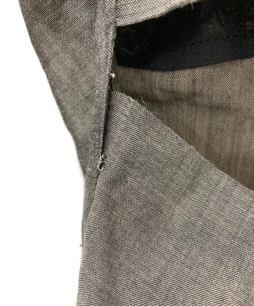 MAISON SPECIAL（メゾンスペシャル）MAISON SPECIAL (メゾンスペシャル) シアースリットストレートパンツ グレー サイズ:38の古着・服飾アイテム