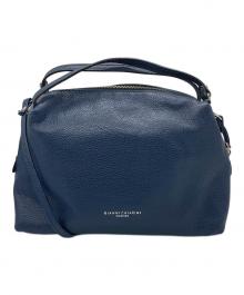 GIANNI CHIARINI（ジャンニ キアリーニ）の古着「ショルダーバッグ」｜ネイビー