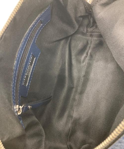 GIANNI CHIARINI（ジャンニ キアリーニ）GIANNI CHIARINI (ジャンニ キアリーニ) ショルダーバッグ ネイビーの古着・服飾アイテム