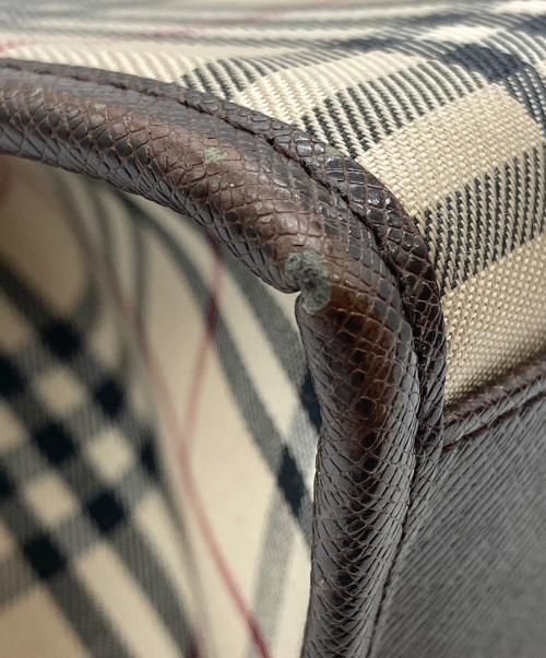 BURBERRY（バーバリー）BURBERRY (バーバリー) バッグ ベージュの古着・服飾アイテム