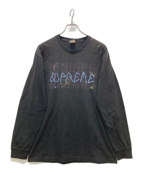 SUPREME（シュプリーム）SUPREME (シュプリーム) 16AW Blade Grid L/S Tee ブラック サイズ:Ⅼの古着・服飾アイテム