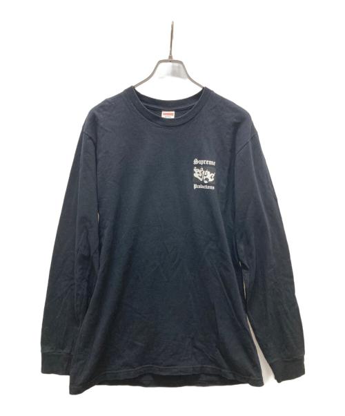 SUPREME（シュプリーム）Supreme (シュプリーム) 16SS Productions L/S Tee ブラック サイズ:Ⅼの古着・服飾アイテム