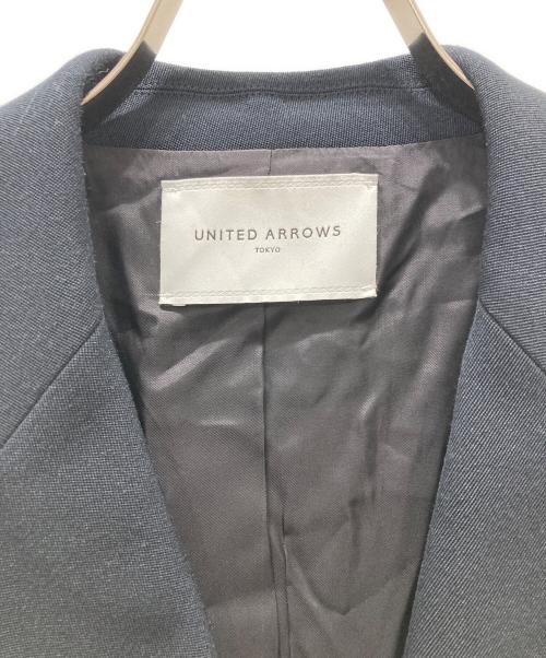 UNITED ARROWS（ユナイテッドアローズ）UNITED ARROWS (ユナイテッドアローズ) ダブルジャケット ネイビー サイズ:XSの古着・服飾アイテム