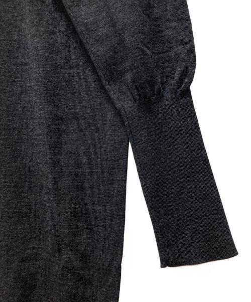 LOEFF（ロエフ）LOEFF (ロエフ) タートルネックニットワンピース グレー サイズ:FREEの古着・服飾アイテム