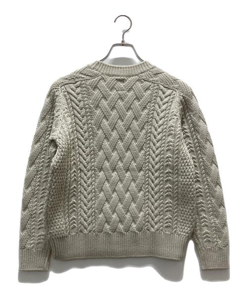 BATONER（バトナ―）BATONER (バトナ―) ケーブルニット ベージュ サイズ:1の古着・服飾アイテム