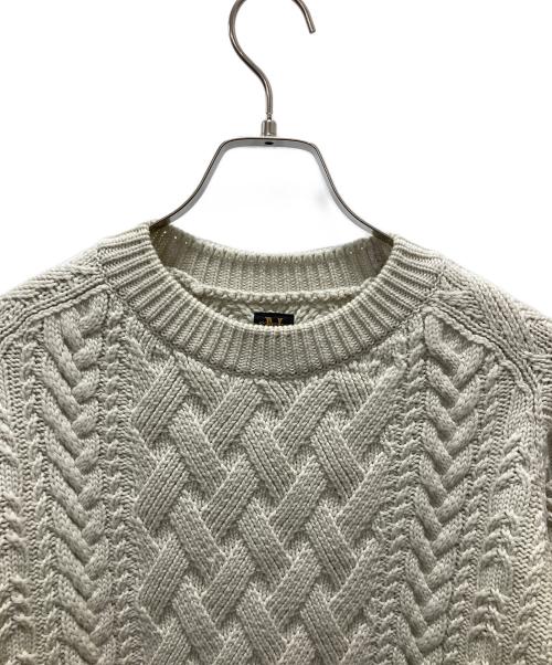 BATONER（バトナ―）BATONER (バトナ―) ケーブルニット ベージュ サイズ:1の古着・服飾アイテム