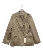Gready Brilliantグレディ ブリリアン）の古着「金釦ダブルジャケット」｜ブラウン