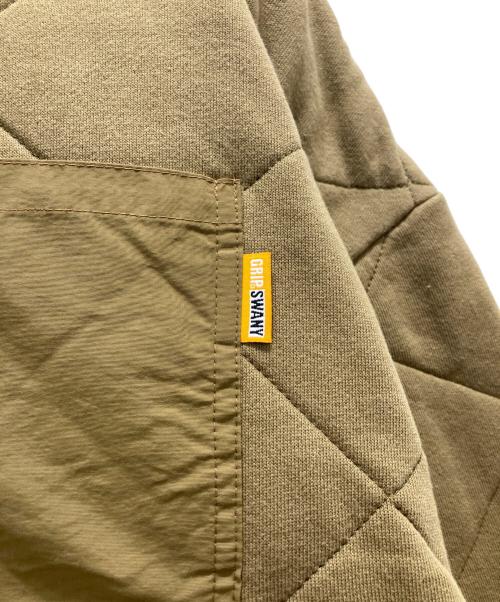 GRIP SWANY（グリップスワニー）GRIP SWANY (グリップスワニー) キルティングスウェット カーキ サイズ:XLの古着・服飾アイテム