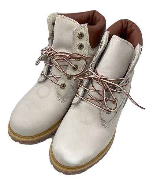 Timberland（ティンバーランド）Timberland (ティンバーランド) 6インチプレミアムブーツ ホワイト サイズ:23.5の古着・服飾アイテム