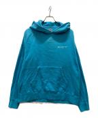 VISVIMビズビム）の古着「Indigo Camping Trailer JUMBO SB HOODIE P.O. DMGD」｜スカイブルー