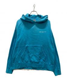 VISVIM（ビズビム）の古着「Indigo Camping Trailer JUMBO SB HOODIE P.O. DMGD」｜スカイブルー