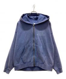 VISVIM（ビズビム）の古着「24AW JUMBO SB HOODIE F.Z. CRASH」｜ネイビー