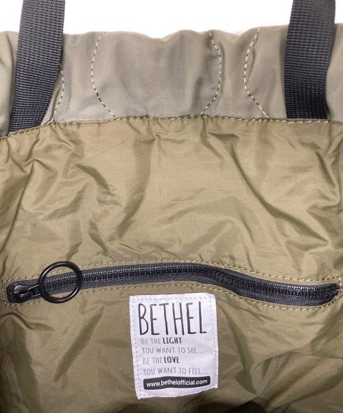 bethel（ベテル）bethel (ベテル) リュック オリーブの古着・服飾アイテム
