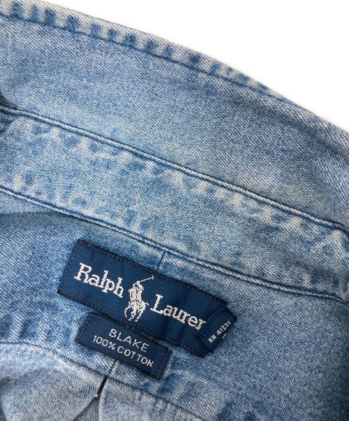 RALPH LAUREN（ラルフローレン）RALPH LAUREN (ラルフローレン) デニムボタンダウンシャツ インディゴ サイズ:Lの古着・服飾アイテム