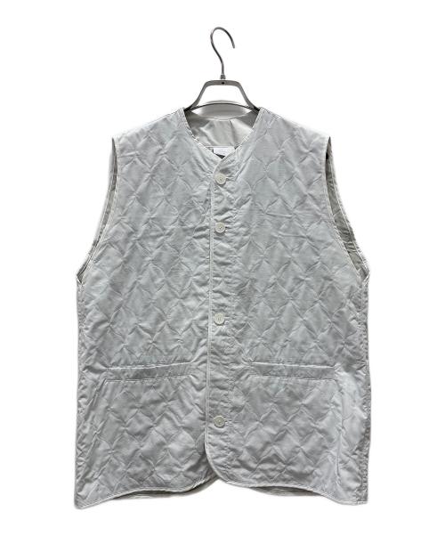 NO CONTROL AIR（ノーコントロールエアー）NO CONTROL AIR (ノーコントロールエアー) キルティングベスト ホワイト サイズ:3の古着・服飾アイテム