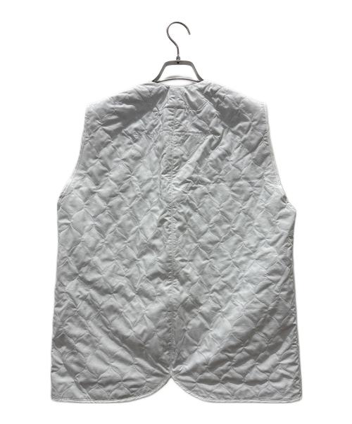 NO CONTROL AIR（ノーコントロールエアー）NO CONTROL AIR (ノーコントロールエアー) キルティングベスト ホワイト サイズ:3の古着・服飾アイテム