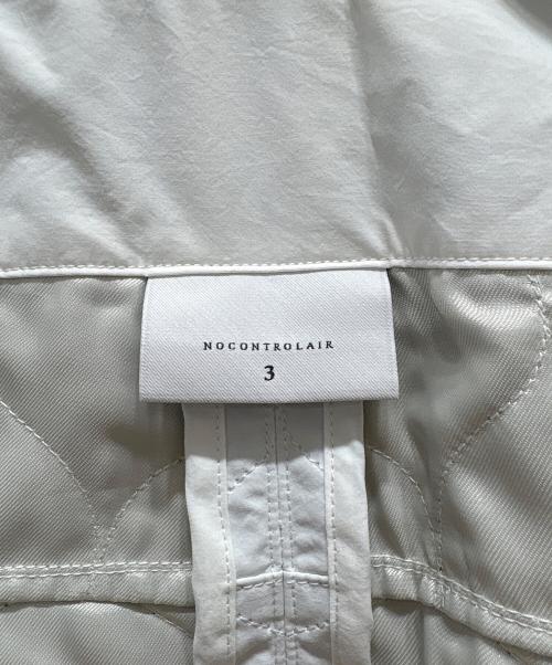NO CONTROL AIR（ノーコントロールエアー）NO CONTROL AIR (ノーコントロールエアー) キルティングベスト ホワイト サイズ:3の古着・服飾アイテム