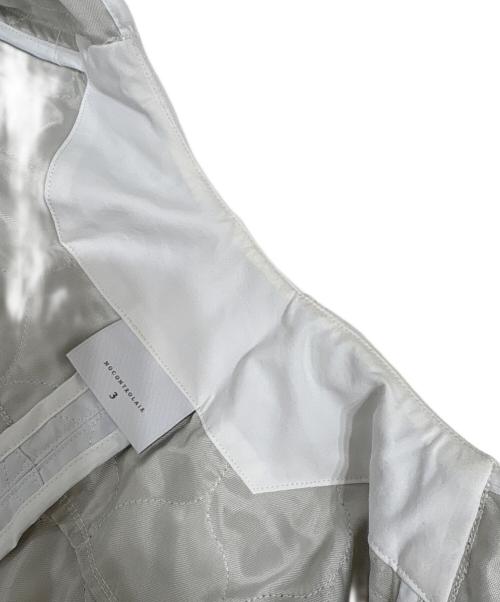 NO CONTROL AIR（ノーコントロールエアー）NO CONTROL AIR (ノーコントロールエアー) キルティングベスト ホワイト サイズ:3の古着・服飾アイテム