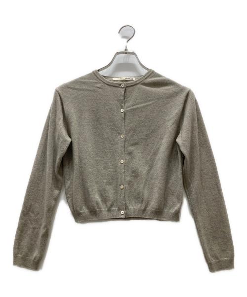 evam eva（エヴァムエヴァ）evam eva (エヴァムエヴァ) カシミヤカーディガン ベージュ サイズ:Sの古着・服飾アイテム