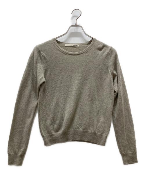 evam eva（エヴァムエヴァ）evam eva (エヴァムエヴァ) カシミヤニット ベージュ サイズ:Sの古着・服飾アイテム