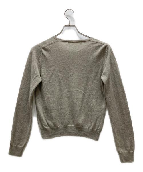 evam eva（エヴァムエヴァ）evam eva (エヴァムエヴァ) カシミヤニット ベージュ サイズ:Sの古着・服飾アイテム
