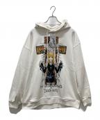 Underground×デスノートアンダーグラウンド×デスノート）の古着「プリントパーカー」｜ホワイト