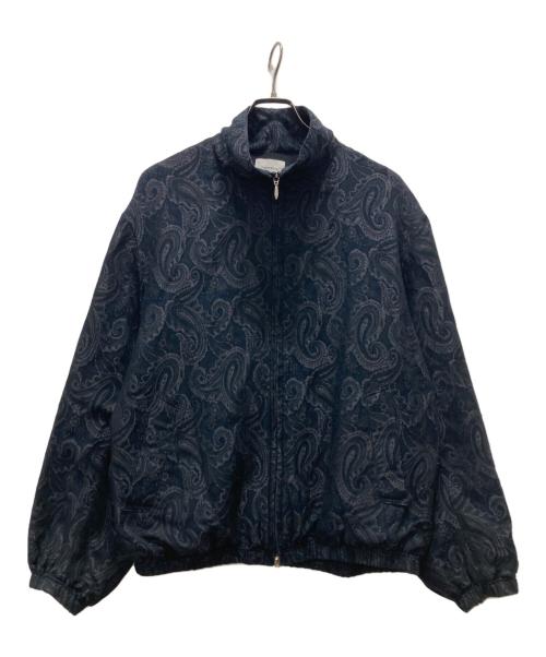 superNova（スーパーノヴァ）supernova (スーパーノヴァ) ペイズリー トラックジャケット/Track jacket Paisley jacquard ブラック サイズ:Mの古着・服飾アイテム