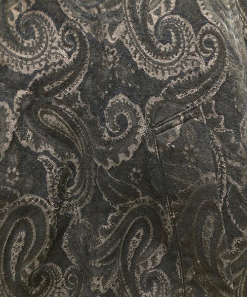 superNova（スーパーノヴァ）supernova (スーパーノヴァ) ペイズリー トラックジャケット/Track jacket Paisley jacquard ブラック サイズ:Mの古着・服飾アイテム