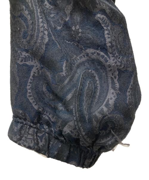 superNova（スーパーノヴァ）supernova (スーパーノヴァ) ペイズリー トラックジャケット/Track jacket Paisley jacquard ブラック サイズ:Mの古着・服飾アイテム